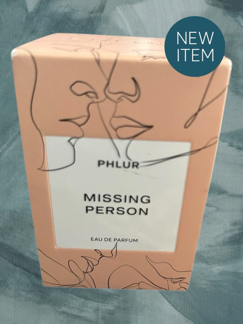 PHLUR Missing Person Eau de Parfum — Peach Pink Bottle